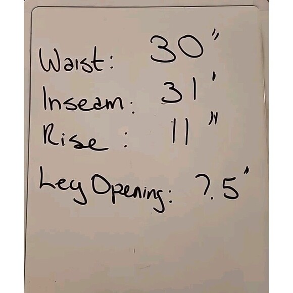 NWOT Lands End Jeans Womens 10 Dark Wash Mid Rise Straight Blue Denim - Picture 7 of 9